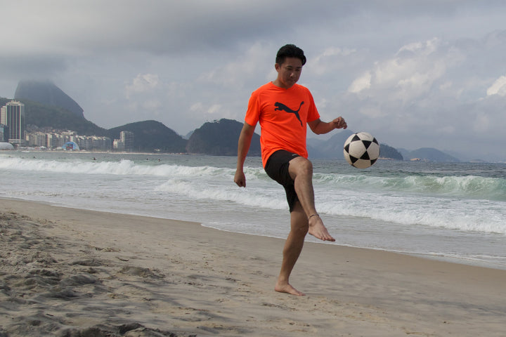 copacabana beach football soccer rio brazil junpiter