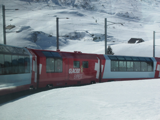 glacier express train journey switzerland alps
