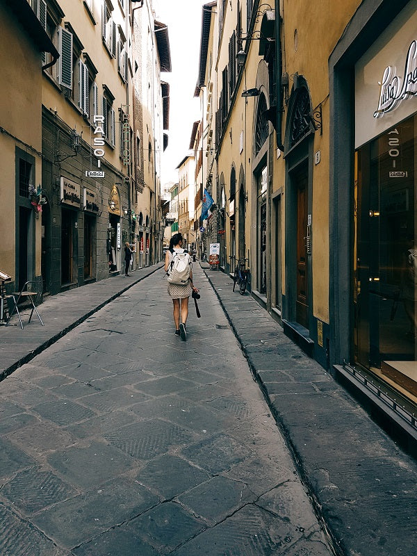 tour streets Florence Italy