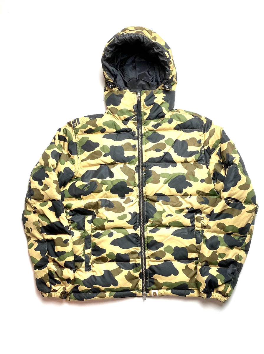 BAPE 1st ABC Camo Down Puffer Jacket – VV department