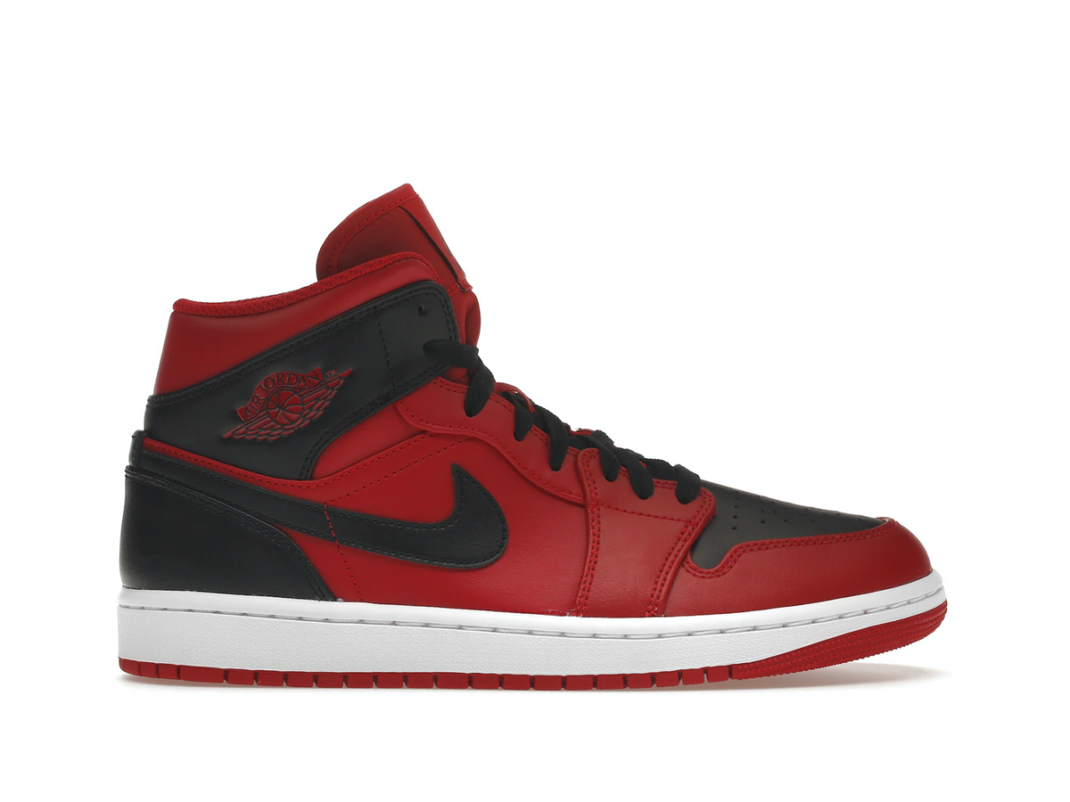 jordan 1 mid red mens