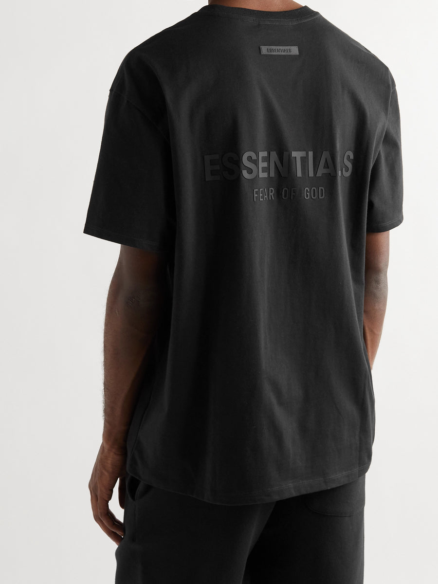 FEAR OF GOD ESSENTIALS SS21 T-SHIRT BLACK – Double Boxed