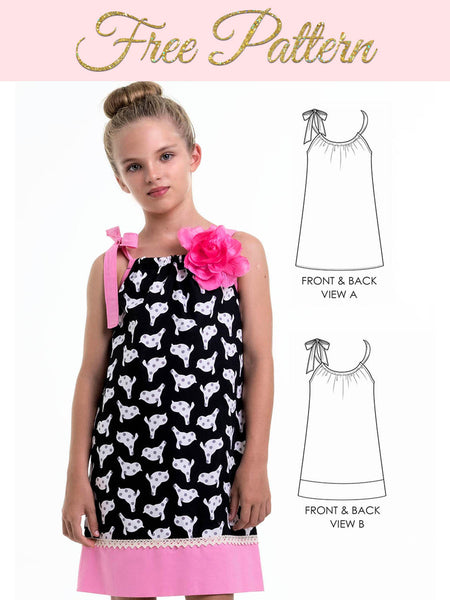 Girls Pillowcase Dress Pattern - PENELOPE – TREASURIE