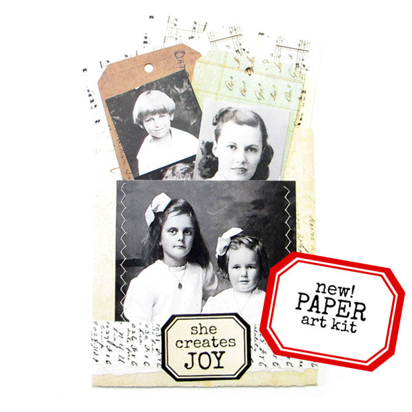 She Creates Joy Vintage Art Kit