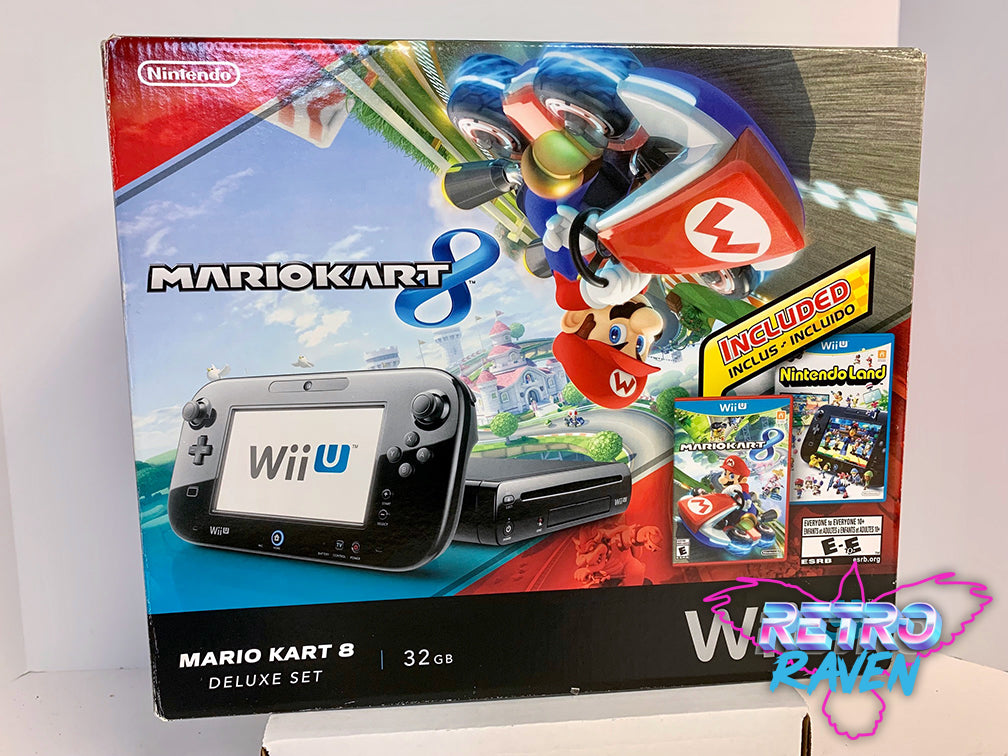 Klap Siësta gebrek Nintendo Wii U 32GB - Mario Kart 8 Deluxe Bundle - Complete – Retro Raven  Games