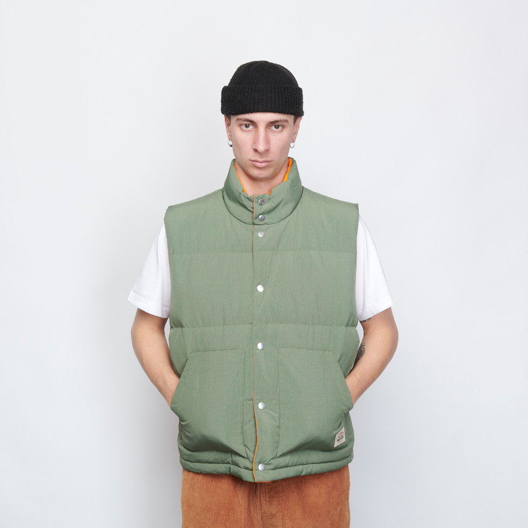 トップシークレット Stussy REVERSIBLE DOWN WORKGEAR VEST 黒