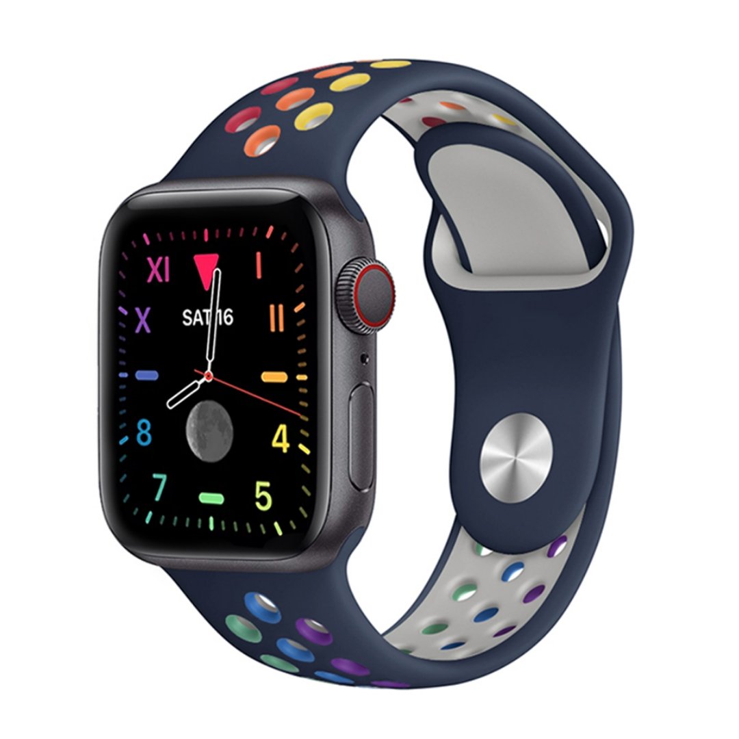 apple watch nike rainbow band