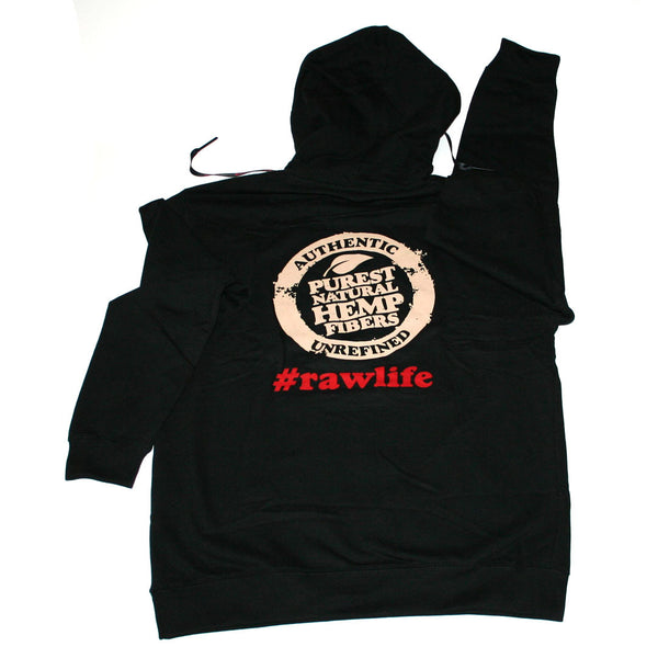 raw black poker hoodie