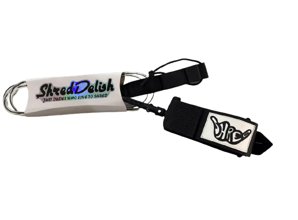 Details about   SHREDDELISH SURF LEASH 6ft Clear and Black 7mm Thick 