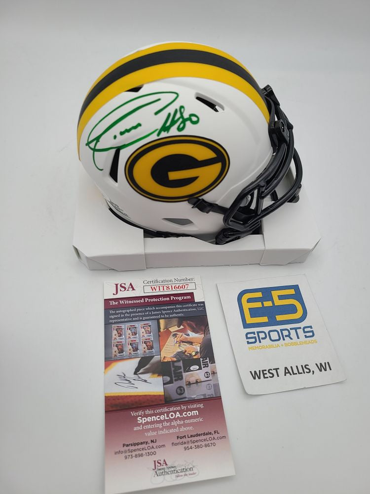 donald driver autographed mini helmet