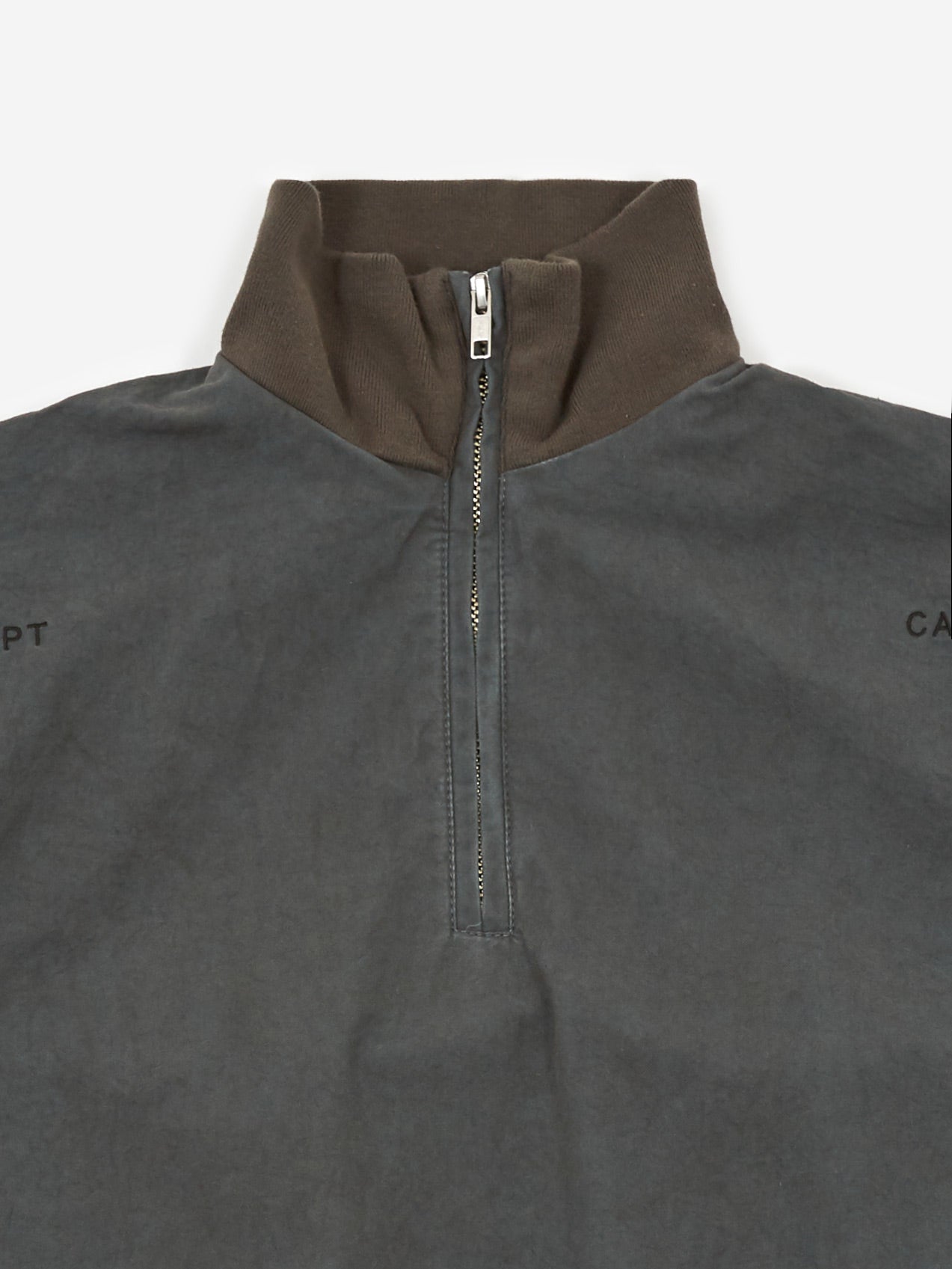 C.E Cav Empt Rib Collar Pullover Jacket - Charcoal