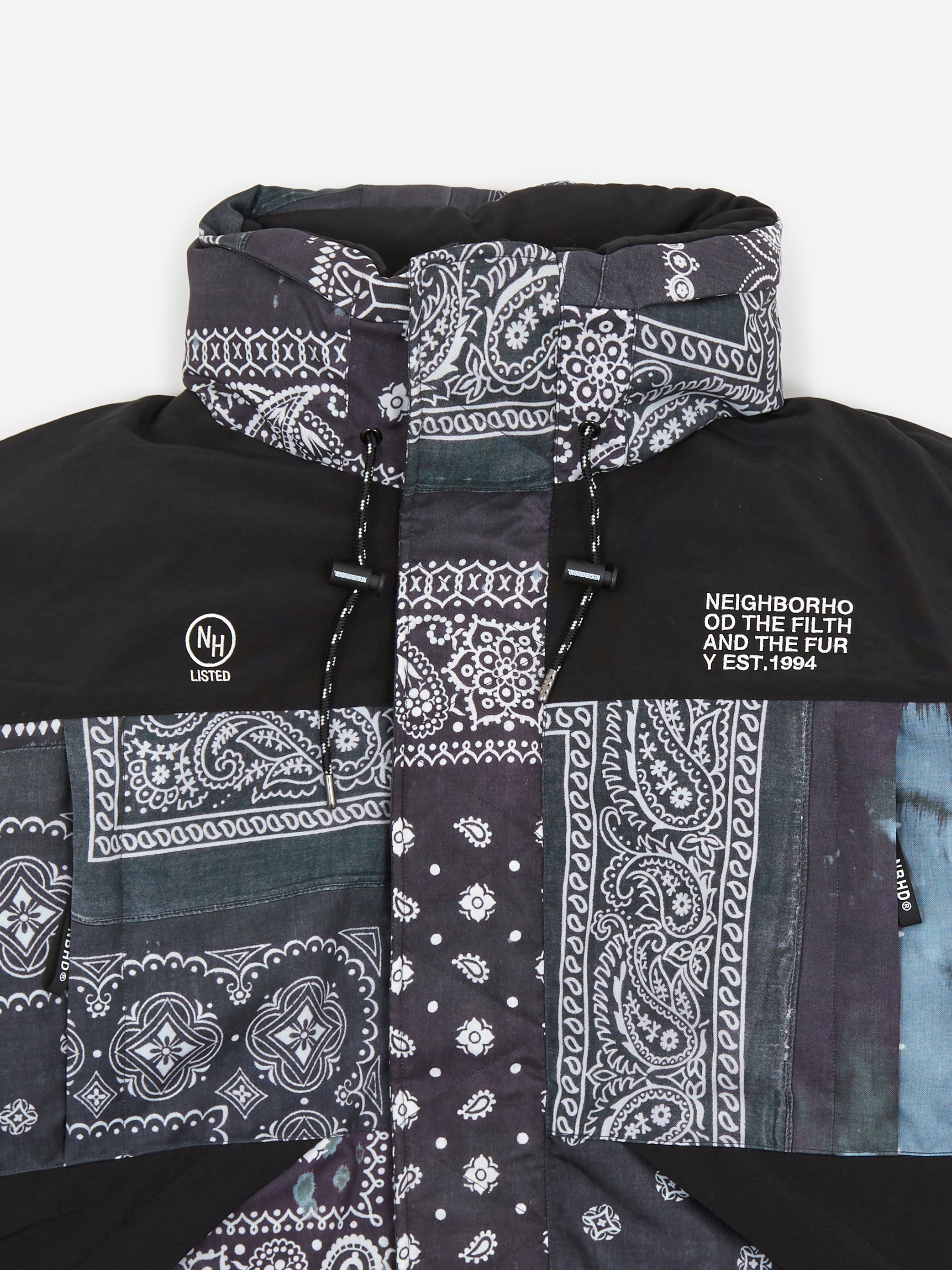 売れ筋】 U3-8 / NEIGHBORHOOD E-JKT DOWN BANDANA Bandanachopped