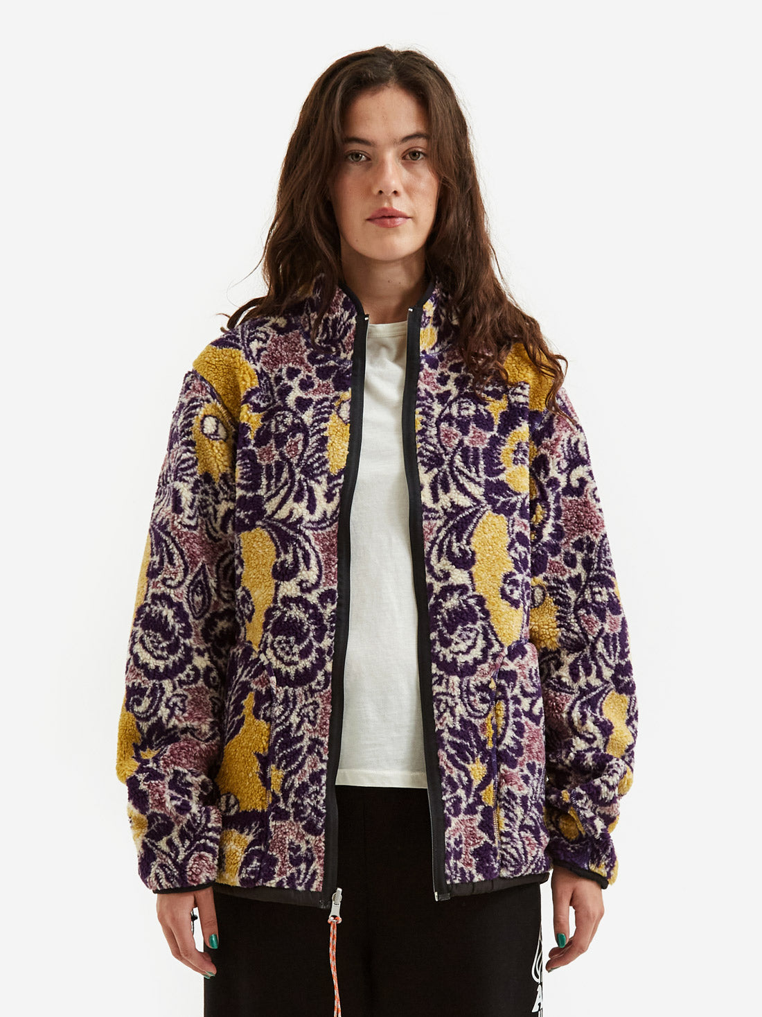 Aries Fleur Fleece Zip Through - Multi – Goodhood