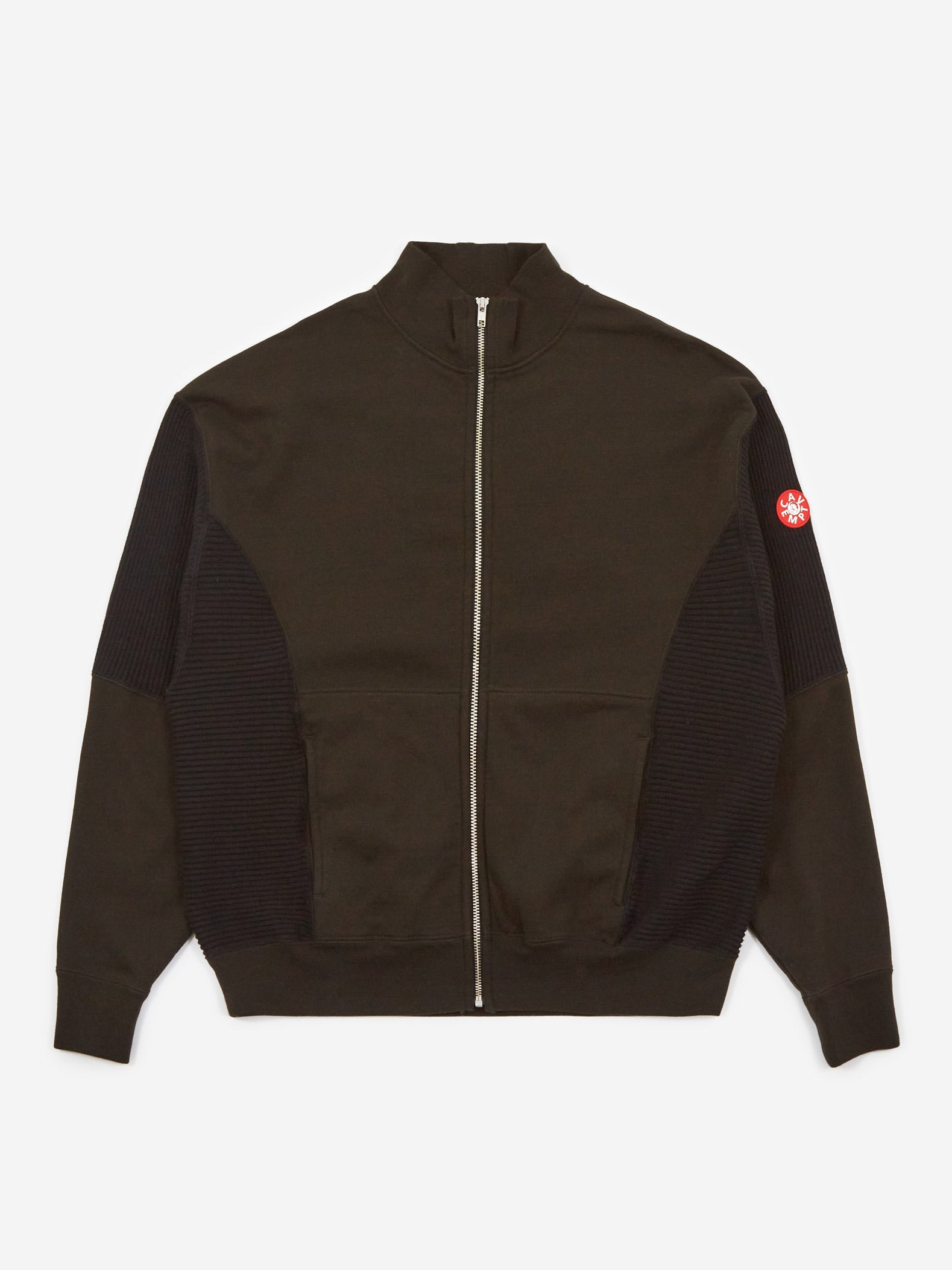 C.E Cav Empt Wide Rib Cut Zip Sweat - Black – Goodhood