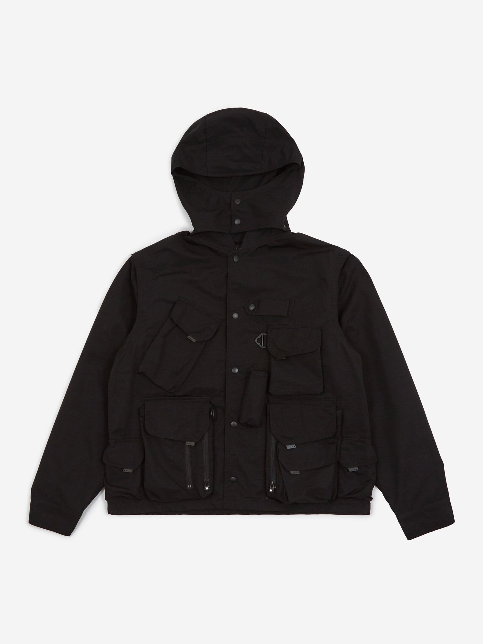 South2 West8 Tenkara Trout Parka - C/N Grosgrain - Black – Goodhood