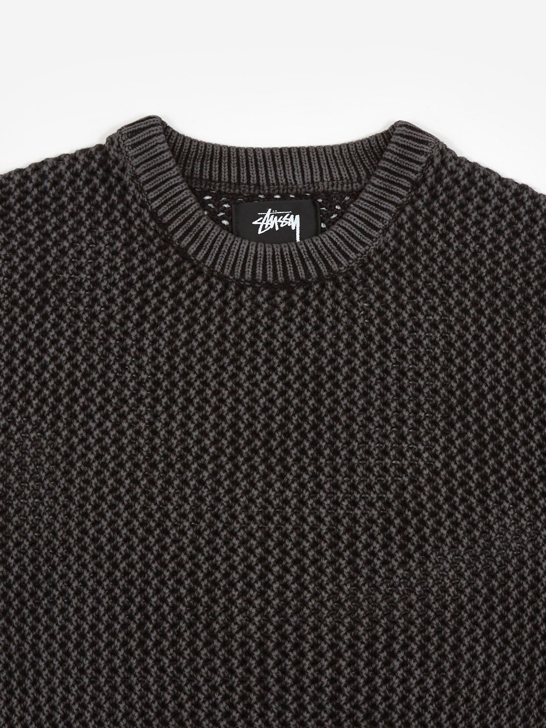 Stussy Pig. Dyed Loose Gauge Sweater - Black – Goodhood