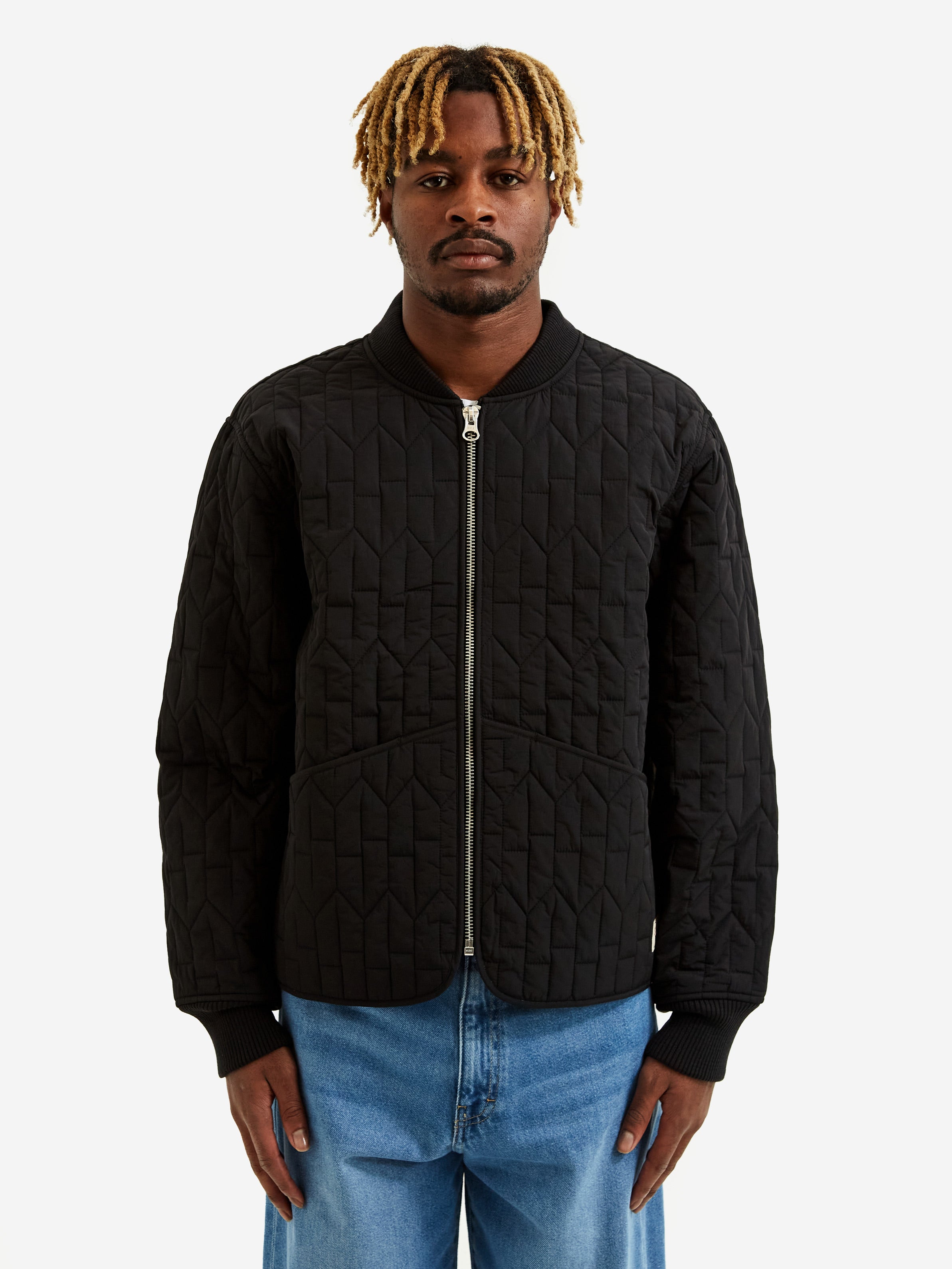 Stussy S Quilted Liner Jacket - Black