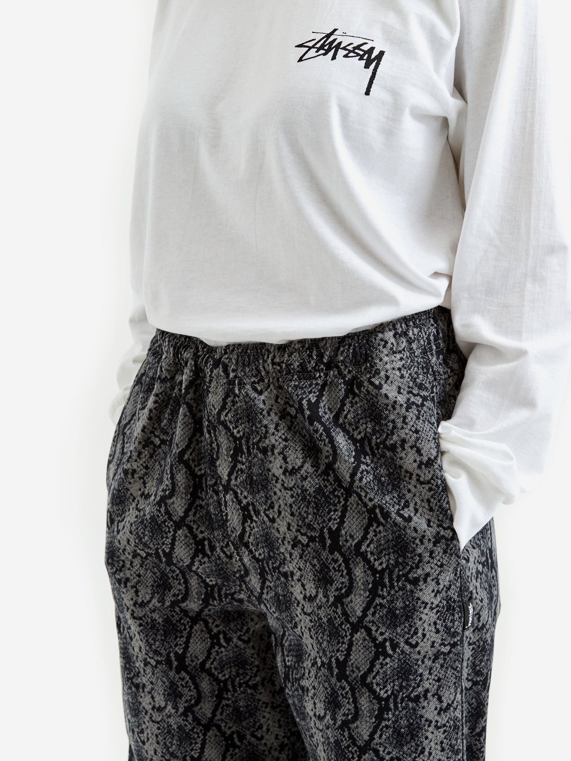 ステューシー 22AW WILDLIFE WOOL BEACH PANT レオパード柄ウール