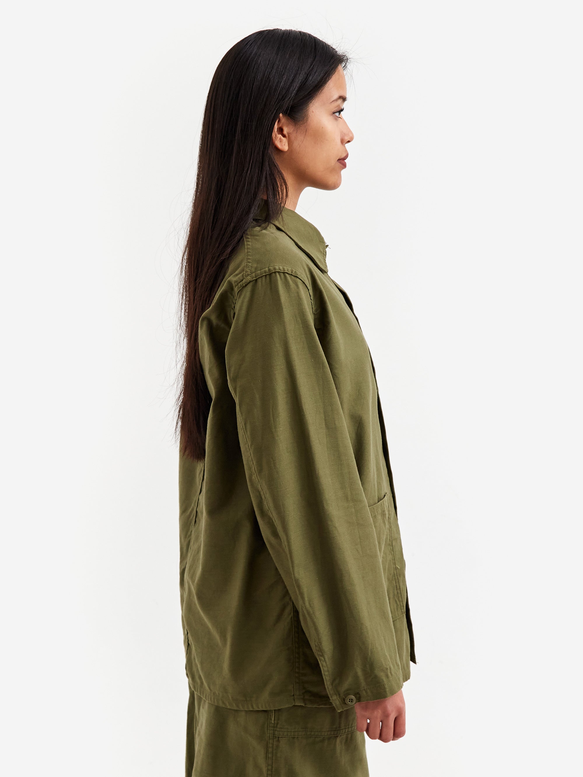 Needles D.N. Coverall - Back Sateen - Olive