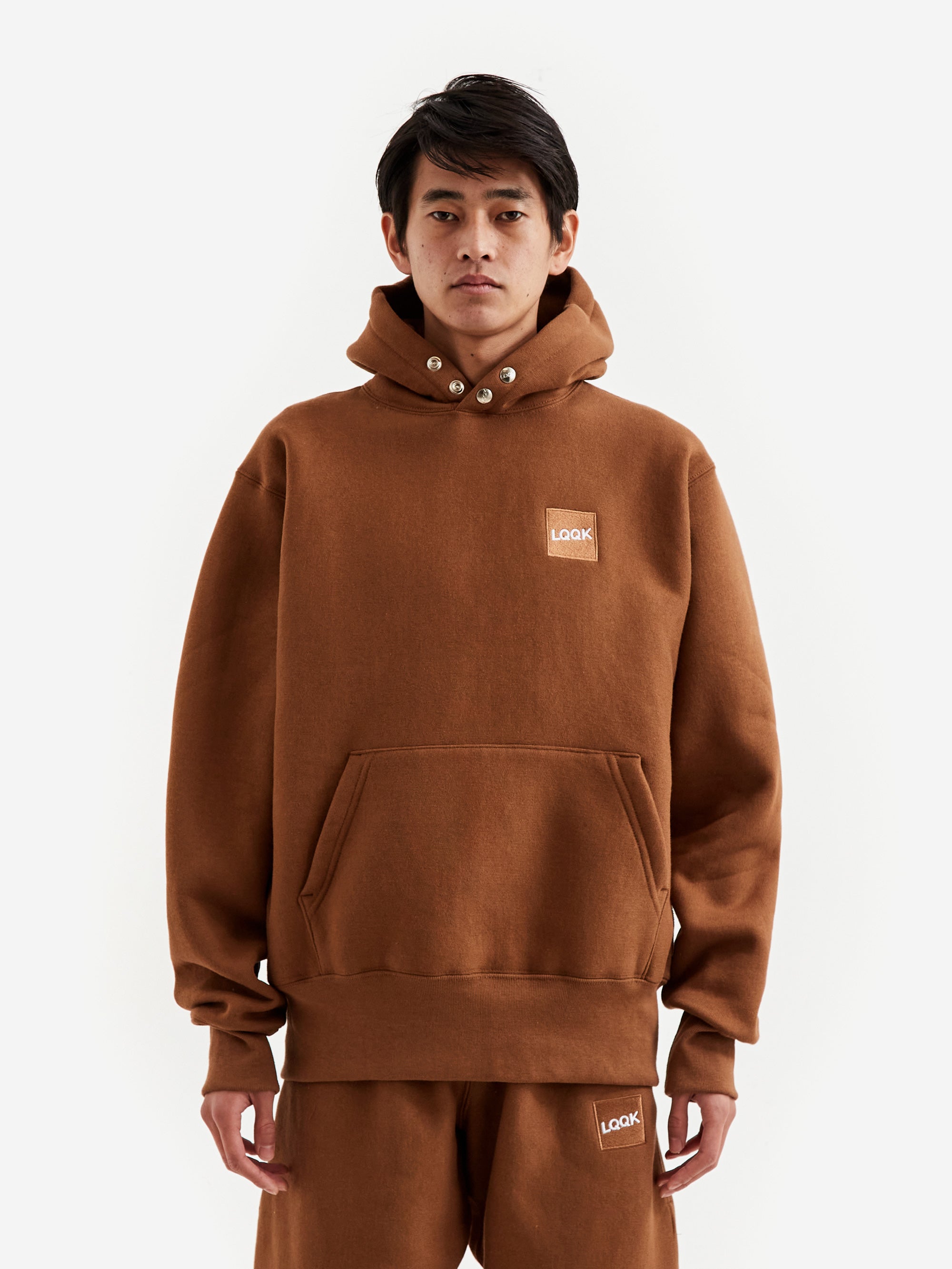 LQQK STUDIO SIGNATURE SNAP HOODY-