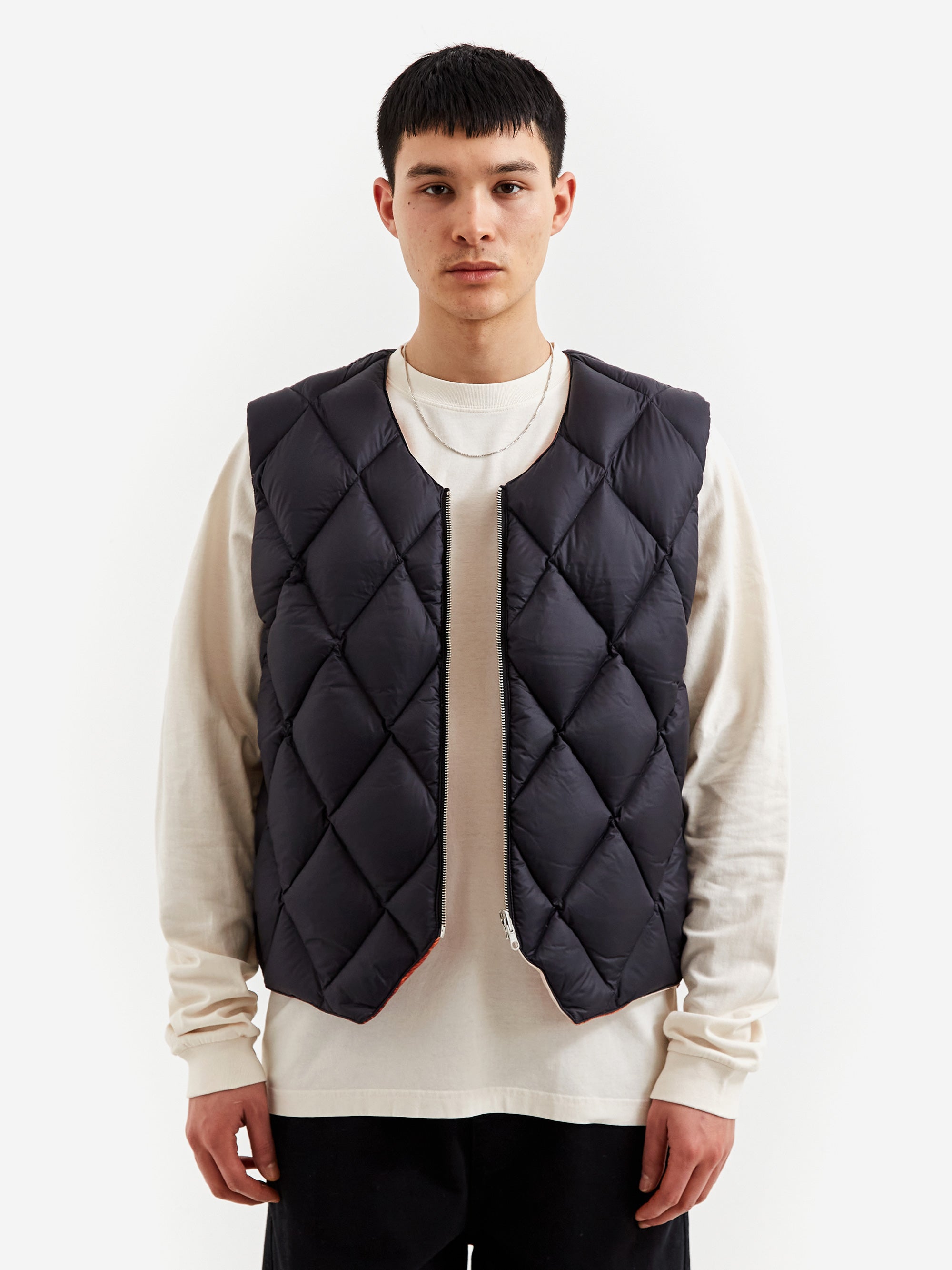 stussy REVERSIBLE QUILTED VEST-