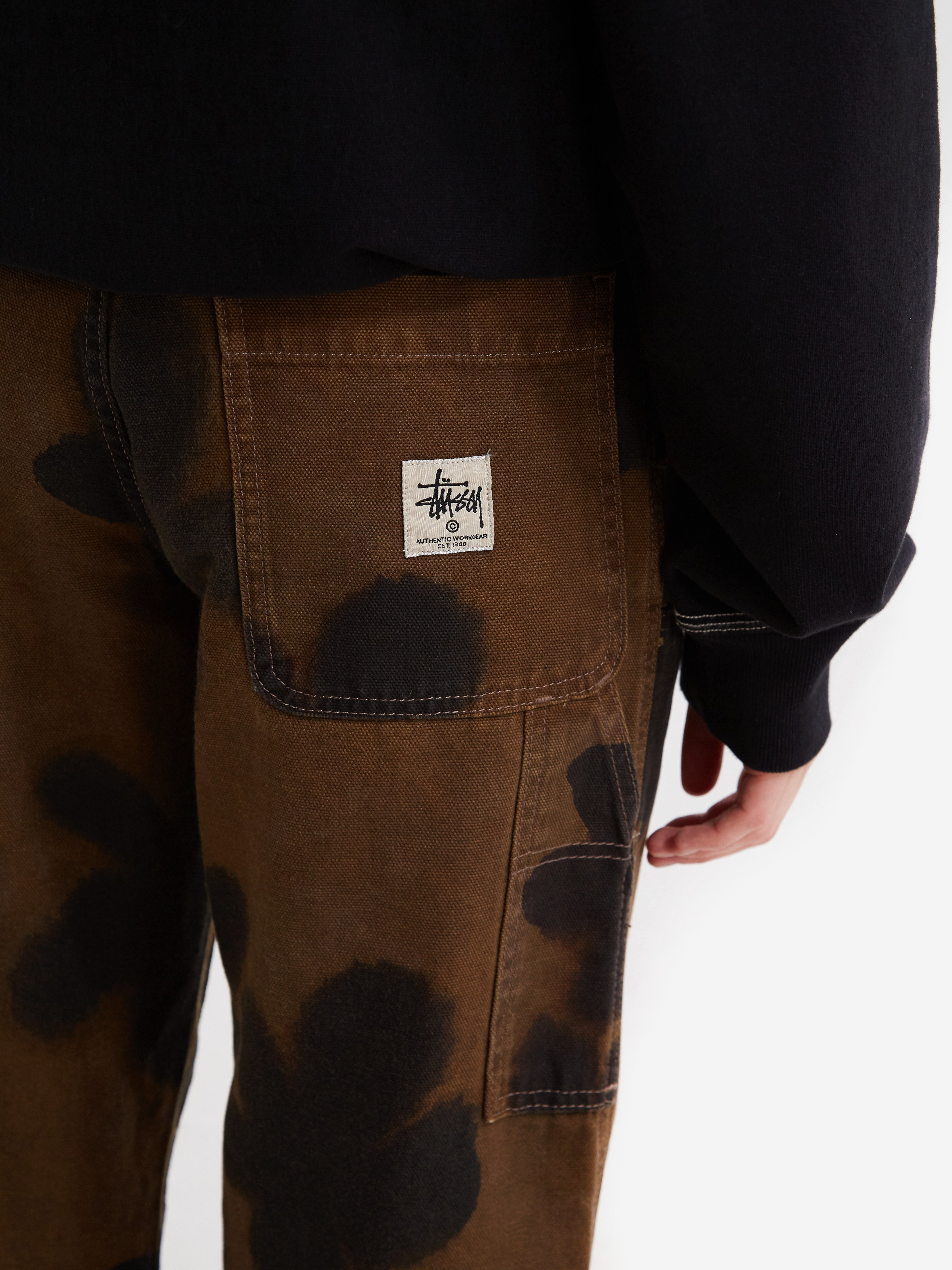 Stussy Floral Dye Work Pant W - Brown – Goodhood