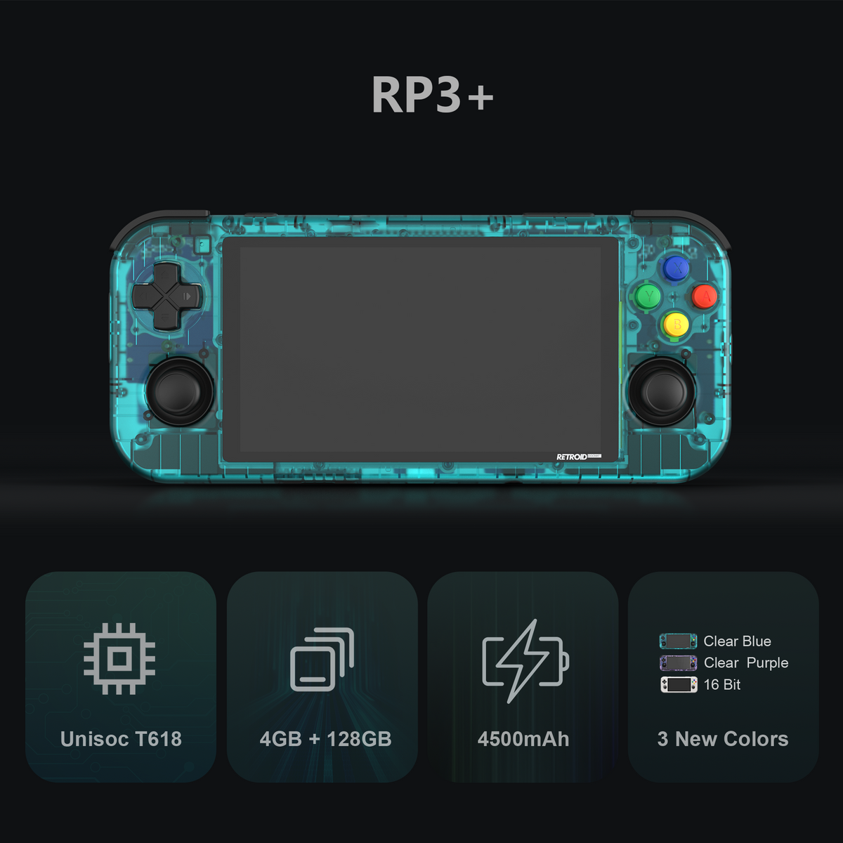 送関込 【ほぼ未使用品】Retroid Pocket 3+☆Clear Blue | www