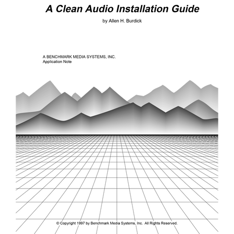 Clean Audio Installation Guide cover