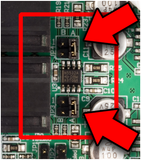 Gain jumping chip in HPA circuit board