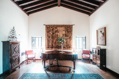 Room with grand piano