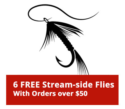 Free flies with a purchase of $50 or more