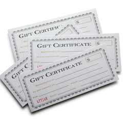 in-store gift certificate