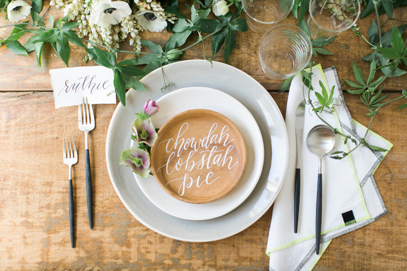 Calligraphy and Lettering by Leveret & Hare | photo by Ruth Eileen Photography