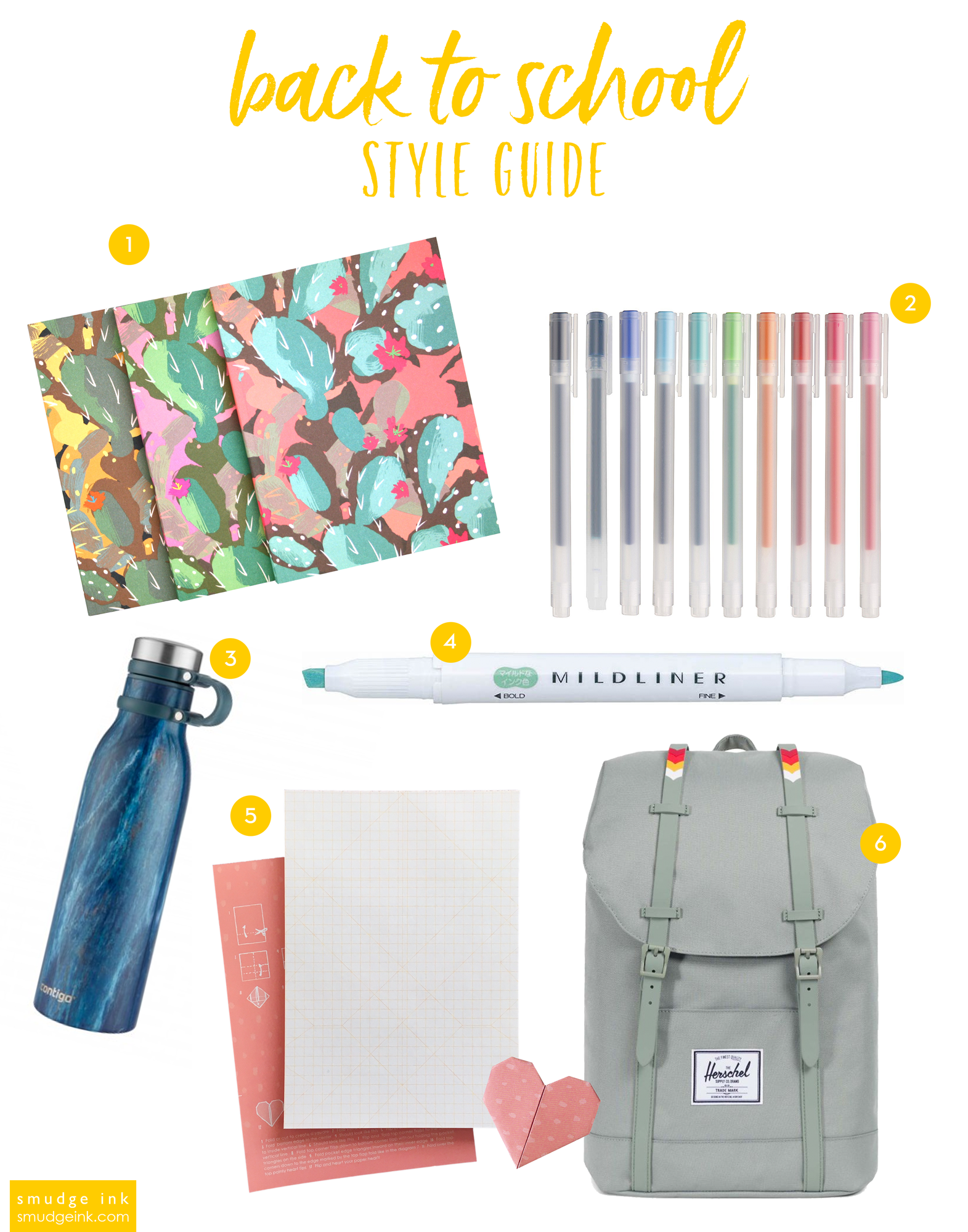 back to school style guide 2018 by smudge ink