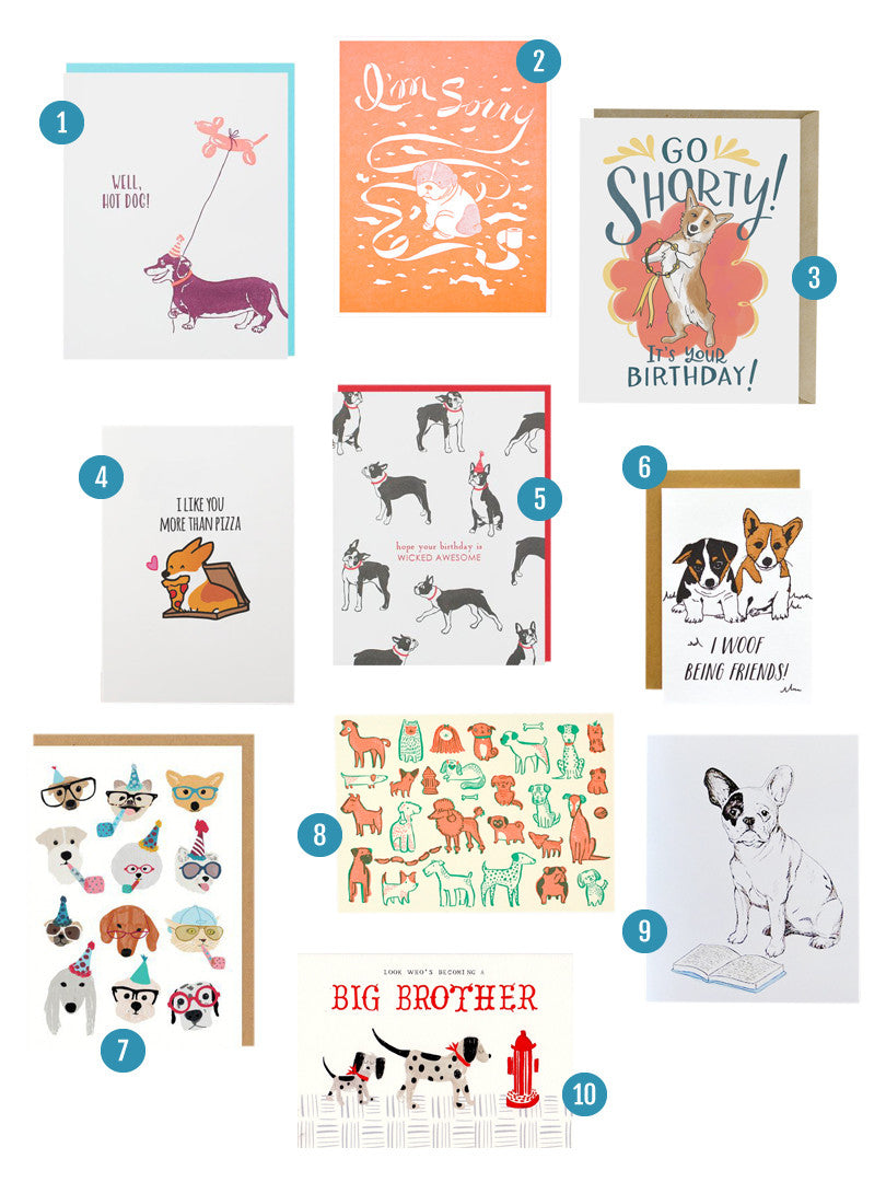 Dog Card Round Up | Blog | Smudge Ink