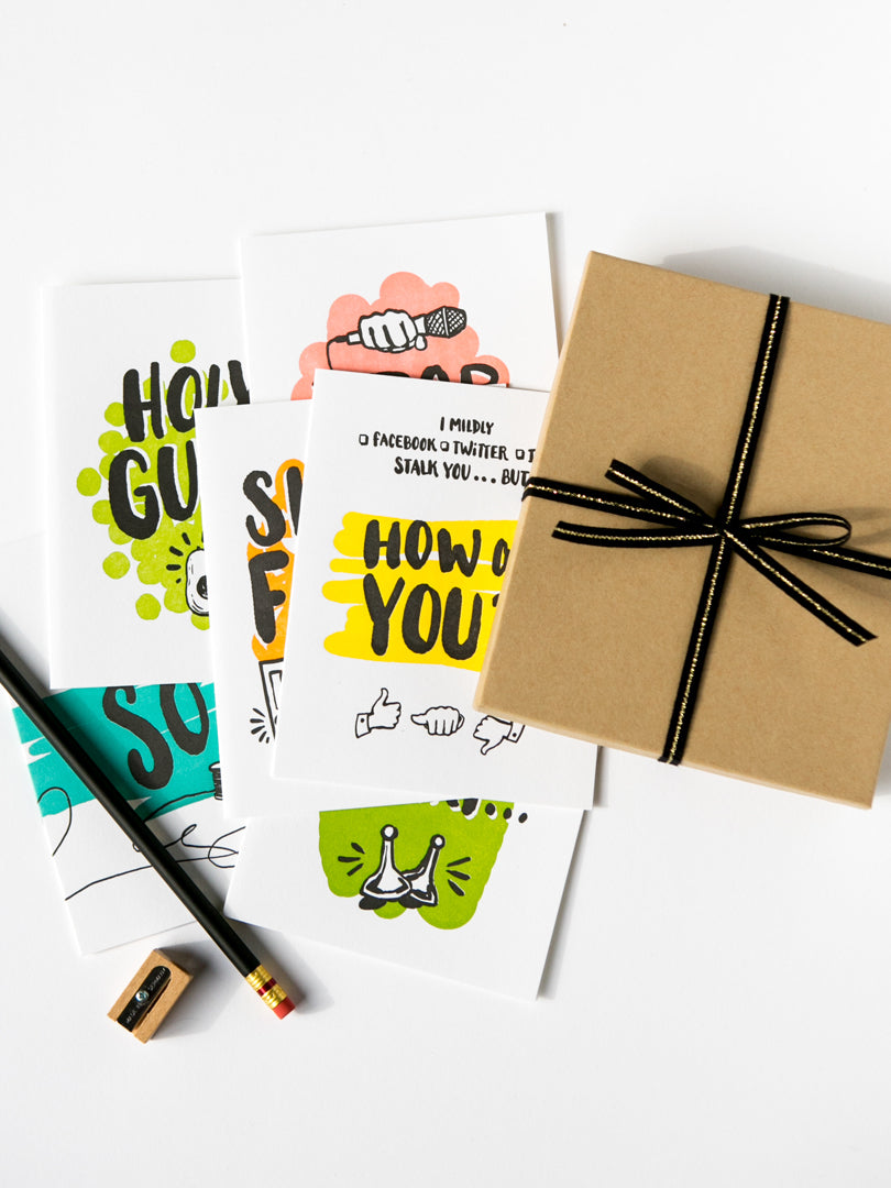 Grab a Pen & Be Social Gift Collection | Holiday Gift Set | Smudge Ink