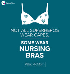 Superheros wear nursing bras