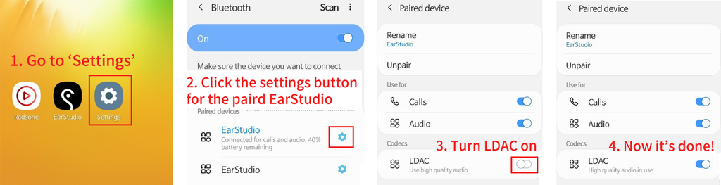 ldac samsung galaxy earstudio es100