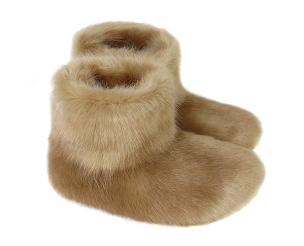 Ladies Helen Moore Slipper Boots Lynx Faux Fur Womens Warm Fluffy Shoe Size 3-4