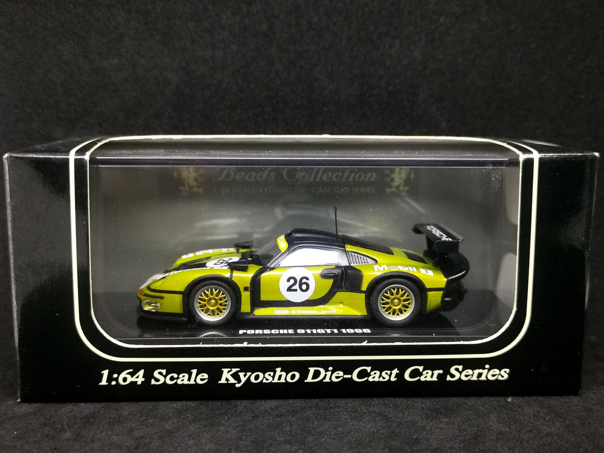 Kyosho Beads Collection Porsche 911GT1 1997 1/64 NP07 