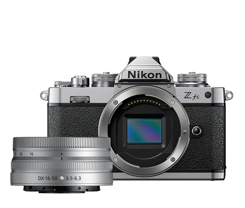 Nikon Z fc Mirrorless Digital Camera w/ 16-50mm Lens Black /silver