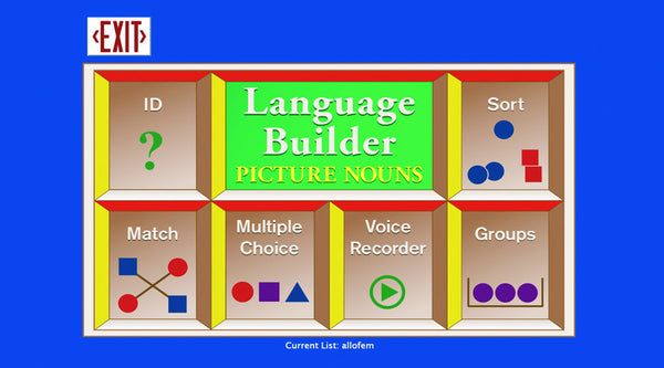 Autism Language Learning Software