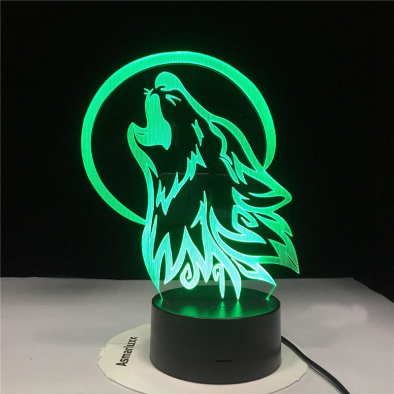 LED wolf lamp | Wolf Stuff