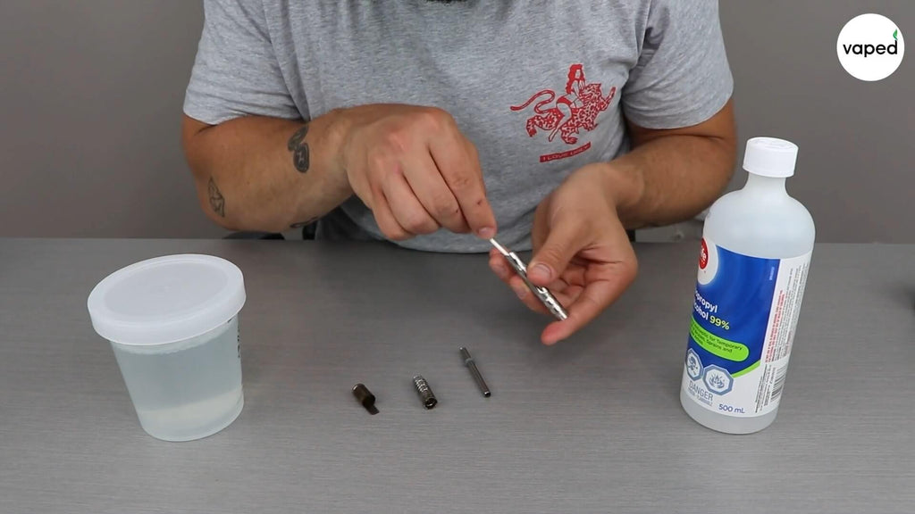 how to clean vapcap m