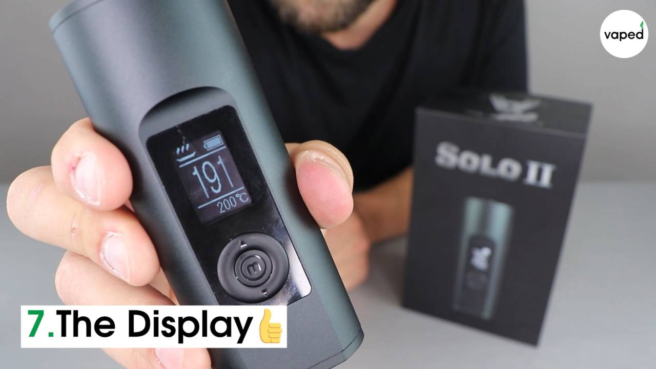 Arizer Solo 2 display