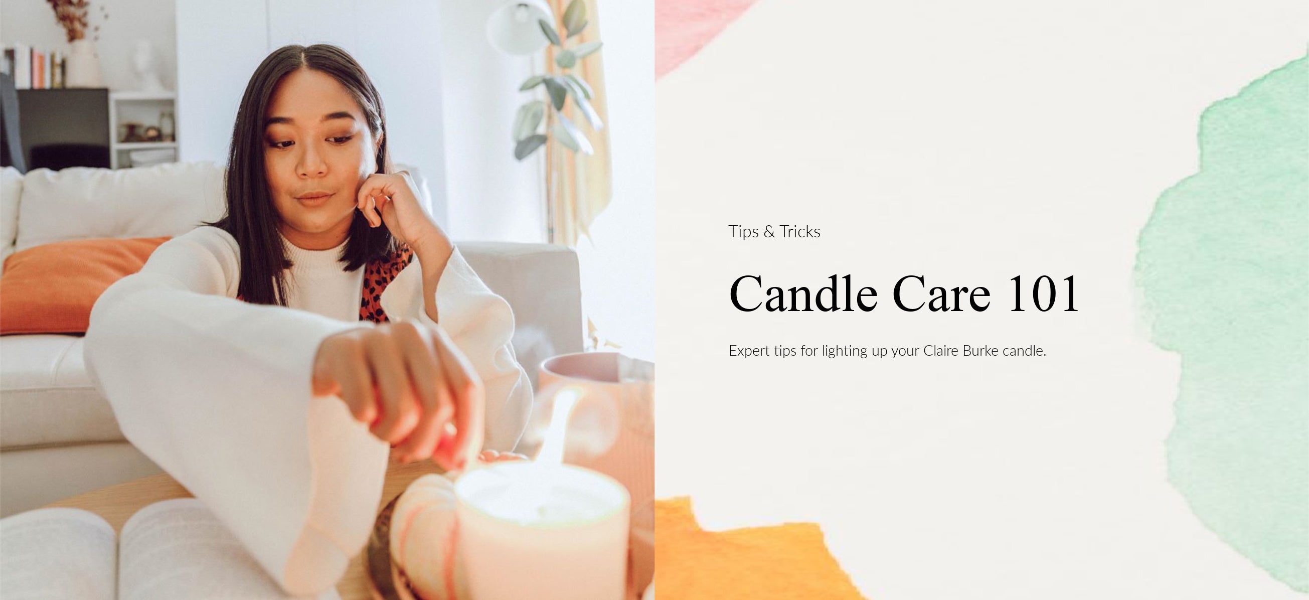 claire burke tips and tricks on burning your candle