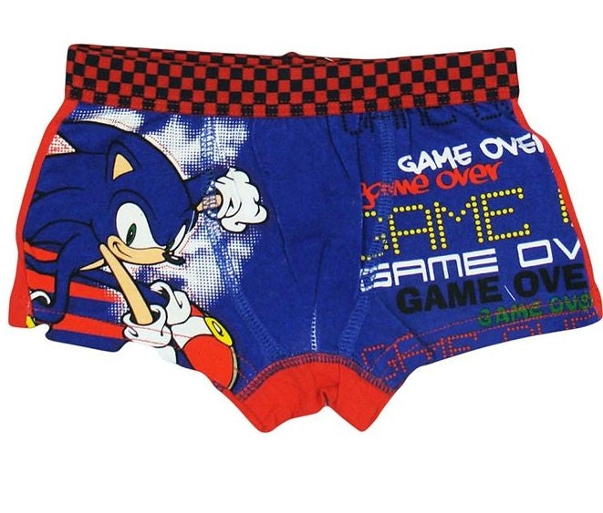 Geniet beoefenaar tieners Boxershort Sonic the Hedgehog maat 92/98 – DaRu-Deals