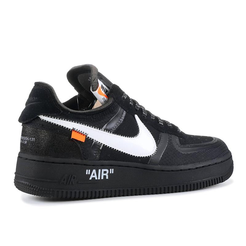 air force 1 off white low black