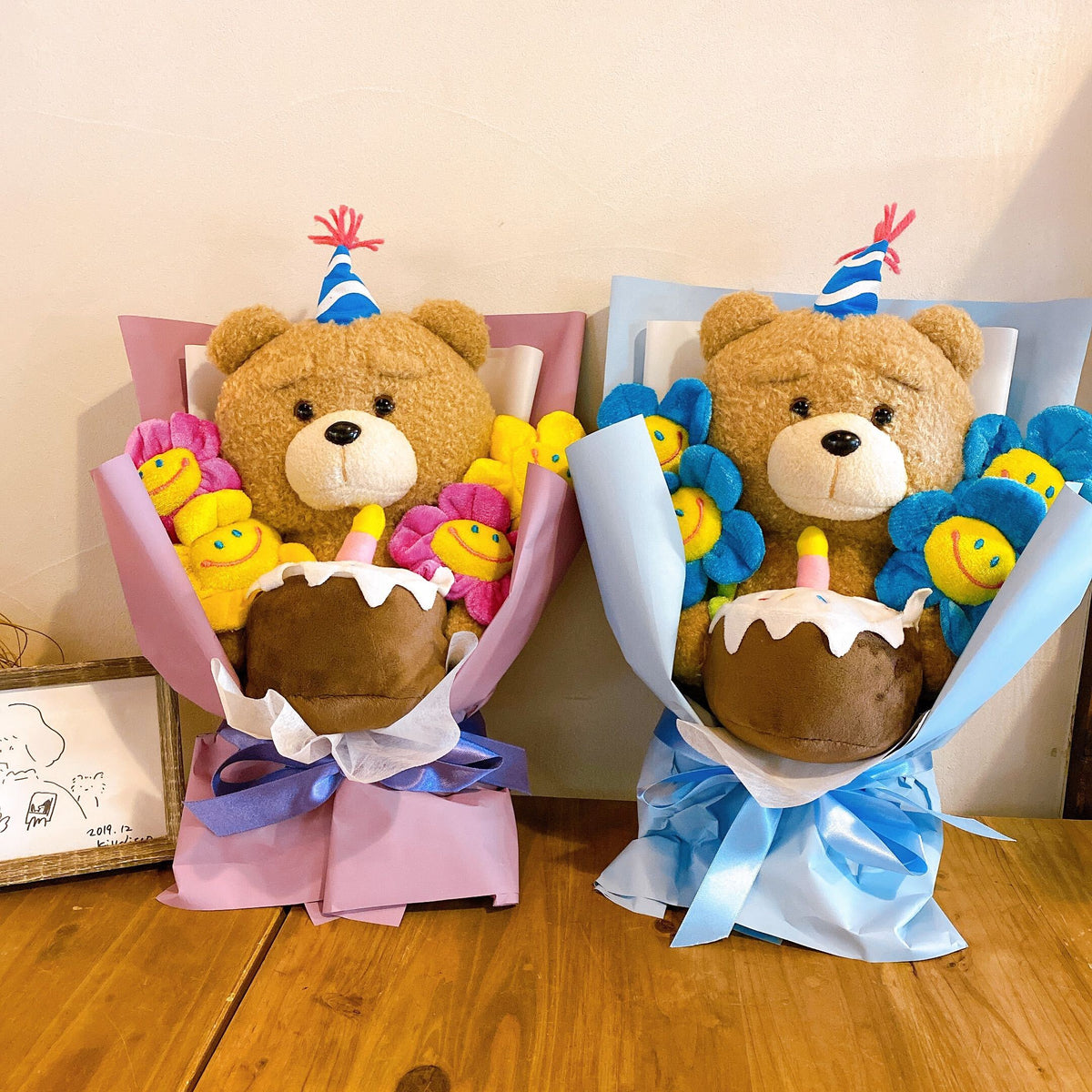 O Bijou 韓国で大人気 ぬいぐるみの花束 テッド花束 ケーキ 送料無料