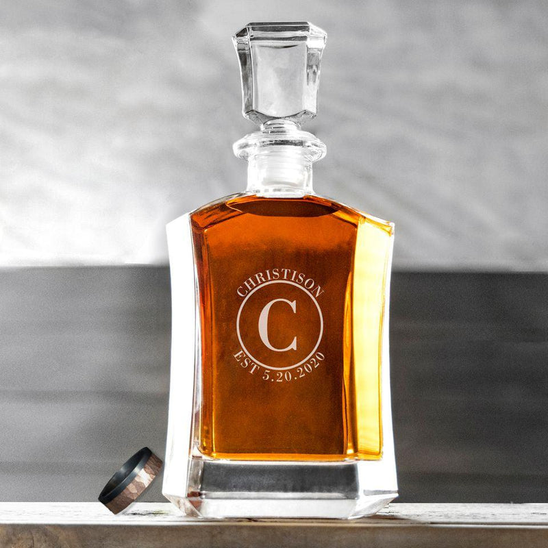 Personalized Whiskey Decanter - 23 oz.